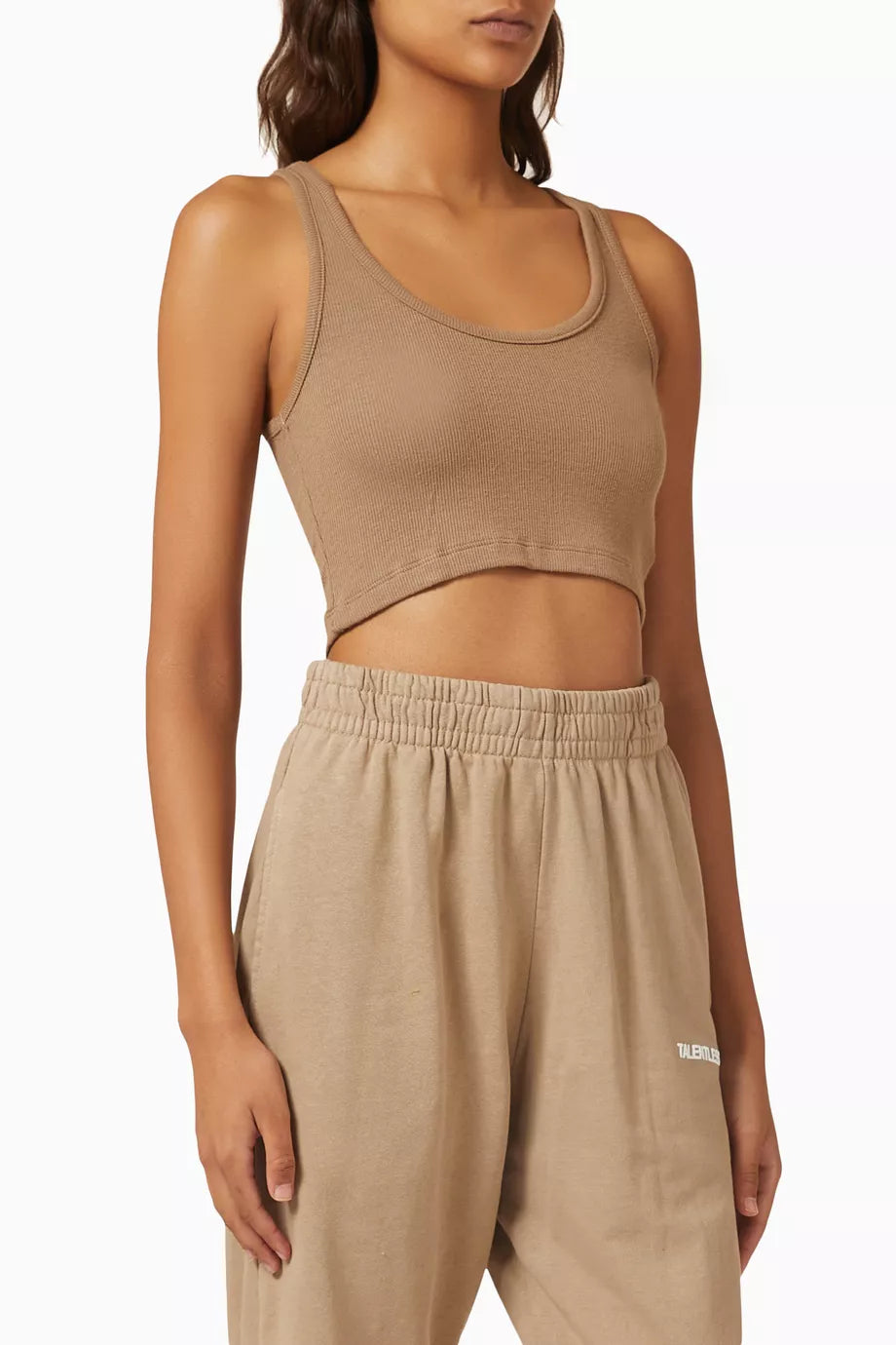 Crop Tank in Stretch Modal