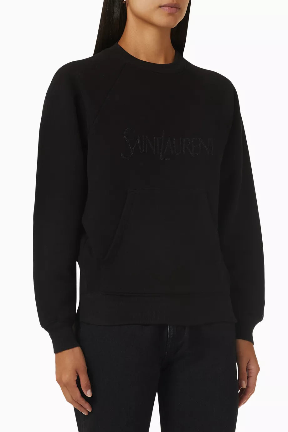 Logo-embroidered Sweatshirt in Cotton