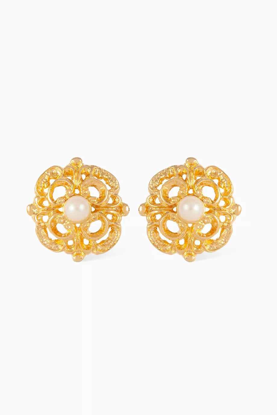 Rediscovered 1980s Faux Pearl Clip-on Earrings