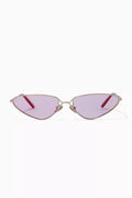Baby Rectangle Sunglasses in Metal