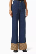 GG Cuff Jeans in Denim