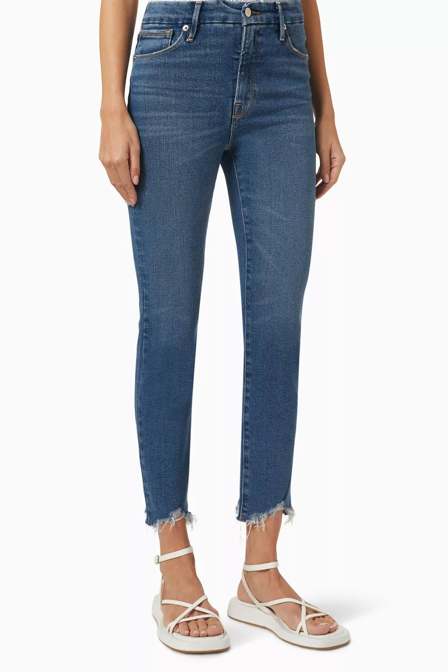 Good Legs Cigarette-fit Jeans in Denim