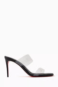 Just Loubi 85 Pumps in Leather & PVC