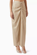 Eva Maxi Skirt in Vegan Leather