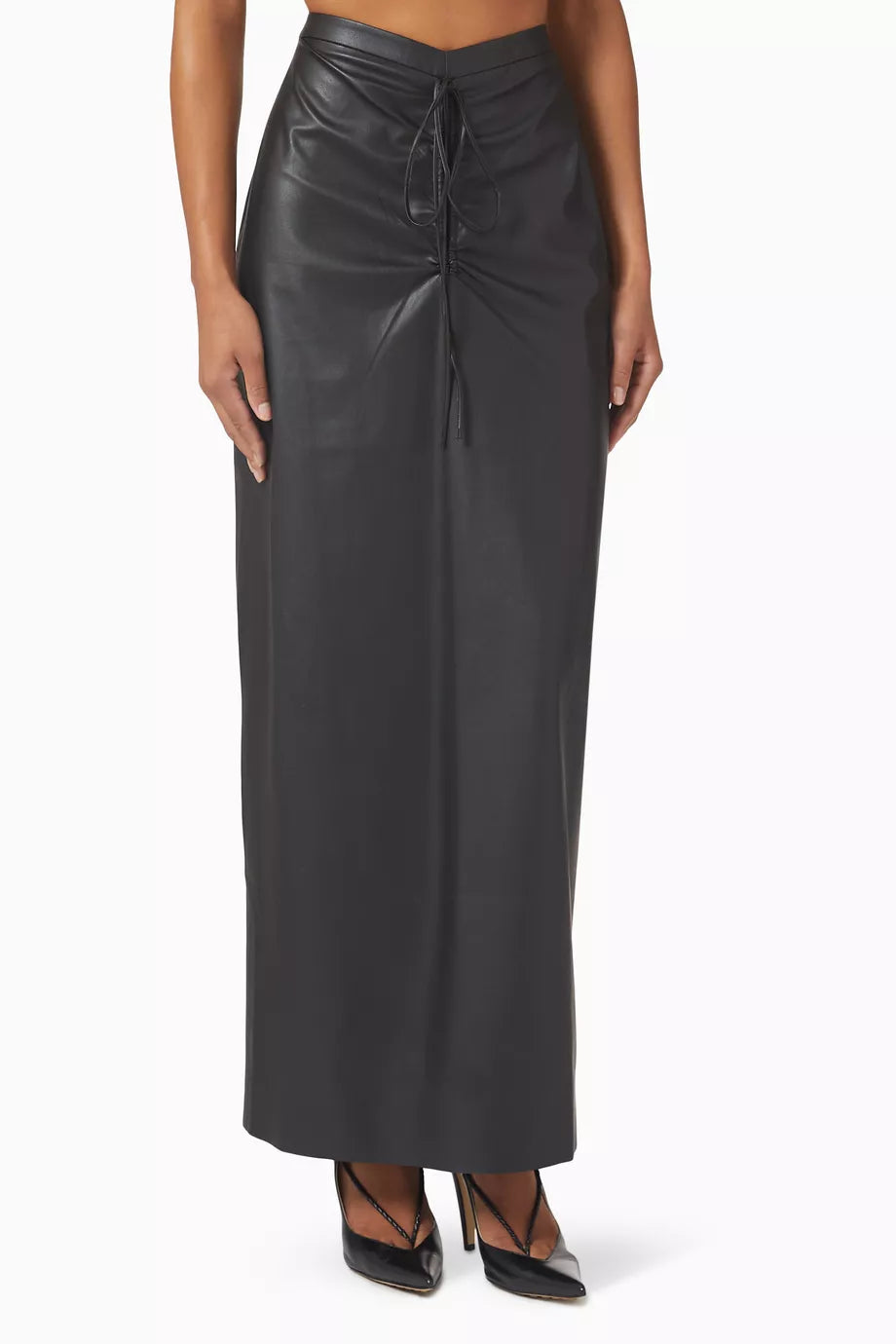 Eva Maxi Skirt in Vegan Leather