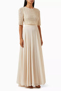 Beaded Gown in Chiffon