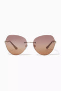 Aviator Sunglasses in Metal