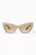 New Print Cat Eye Sunglasses in Acetate