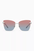 59 Dolce E Gabbana Butterfly Sunglasses in Metal