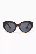 Bright Medusa Crystal Sunglasses in Acetate