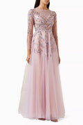 Crystal Mesh Gown in Tulle
