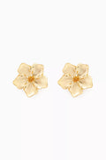 Iys Earrings in 18kt Gold-plated Brass