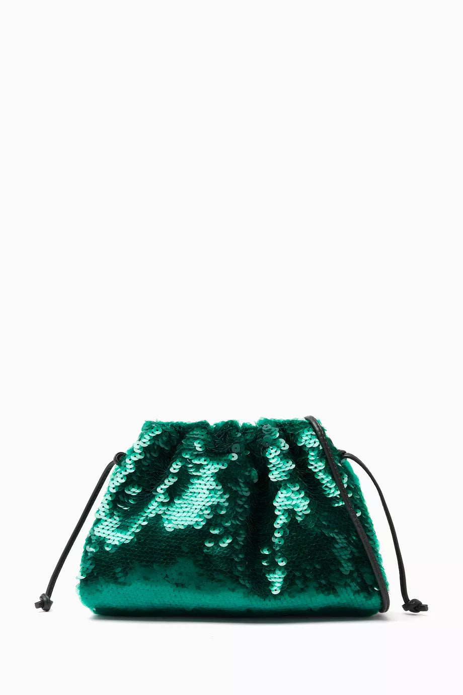 Mini Pouch in Sequin & Leather