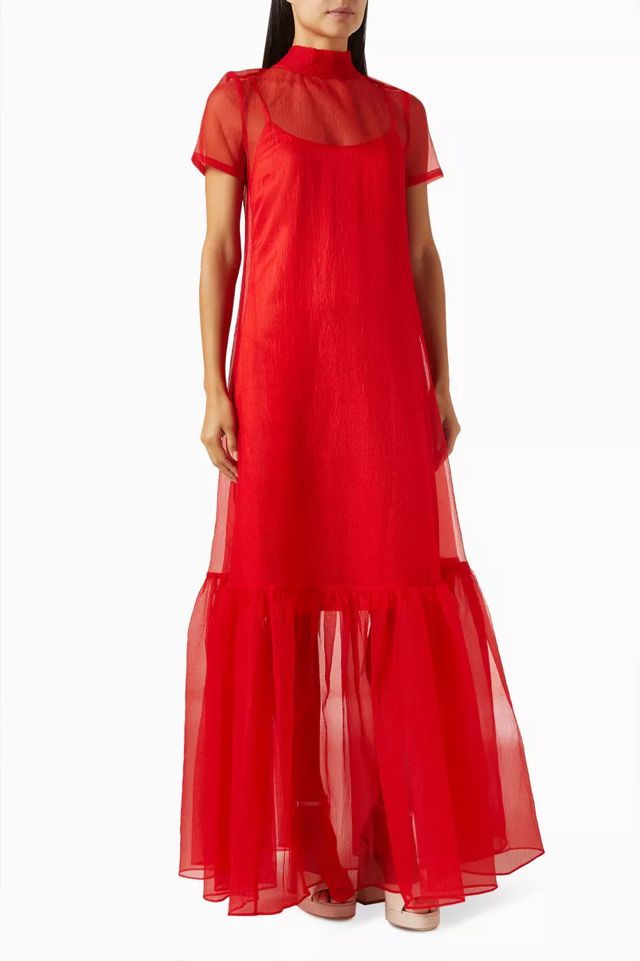Calluna Maxi Dress in Organza