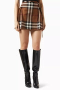 Micaela Mini Skirt in Woolin