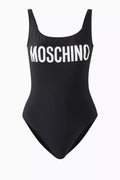All-over Logo One-piece Swimsuit in Lycra