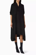 BB Monogram Oversized Dress in Crepe