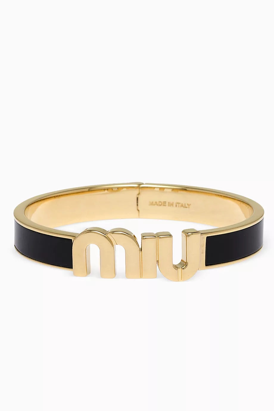 Enameled Logo Bracelet in Metal
