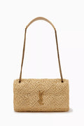 Medium Jamie Bag in "Carré Rive Gauche" Raffia