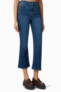 Bella Cropped Flare-leg Jeans in Denim