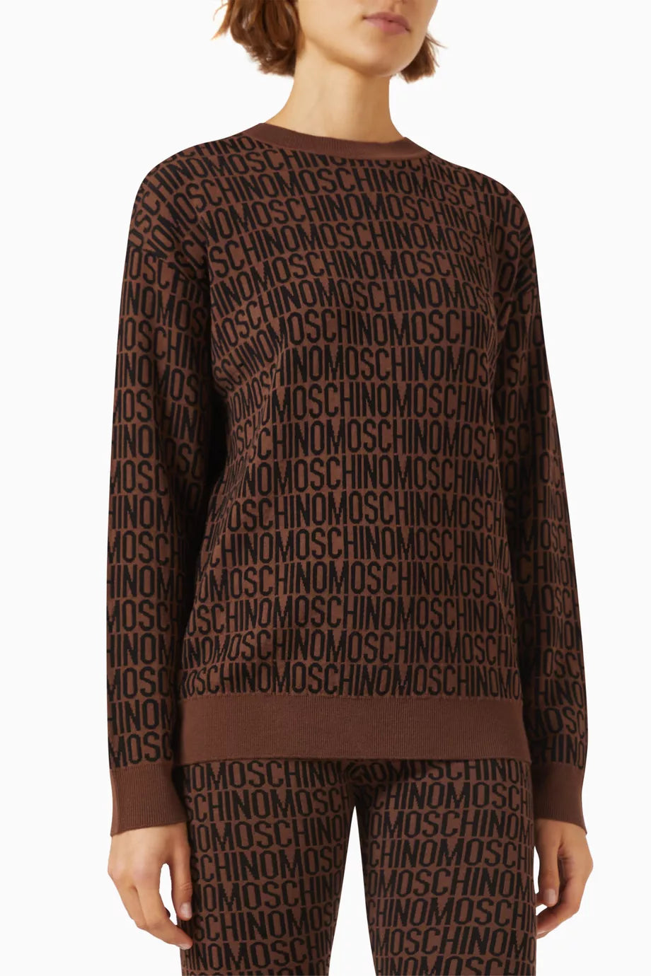 All-over Logo Sweater in Wool
