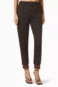 All-over Logo Sweatpants in Cotton-fleece