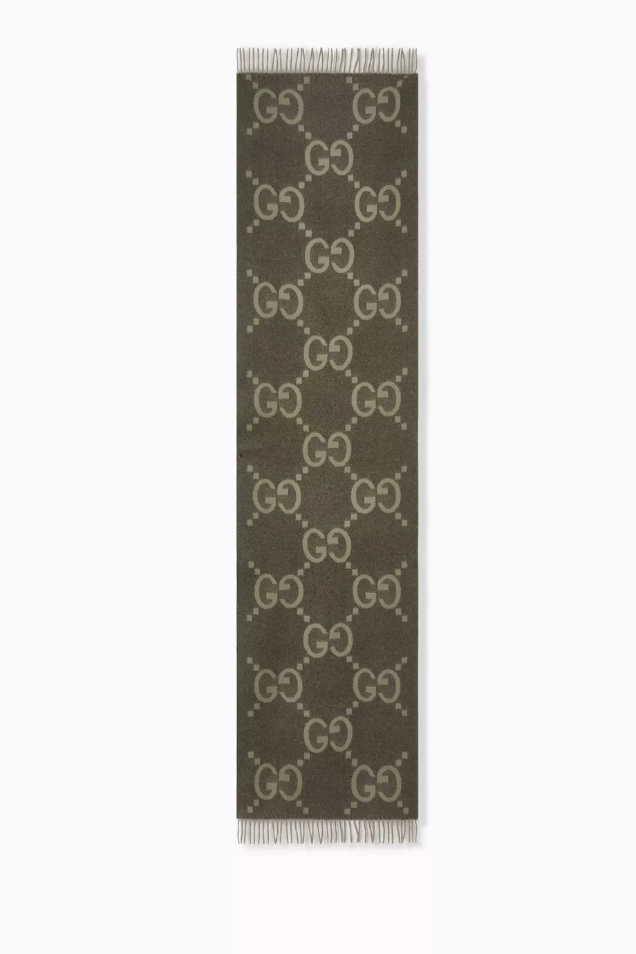 GG Jacquard Scarf in Cashmere