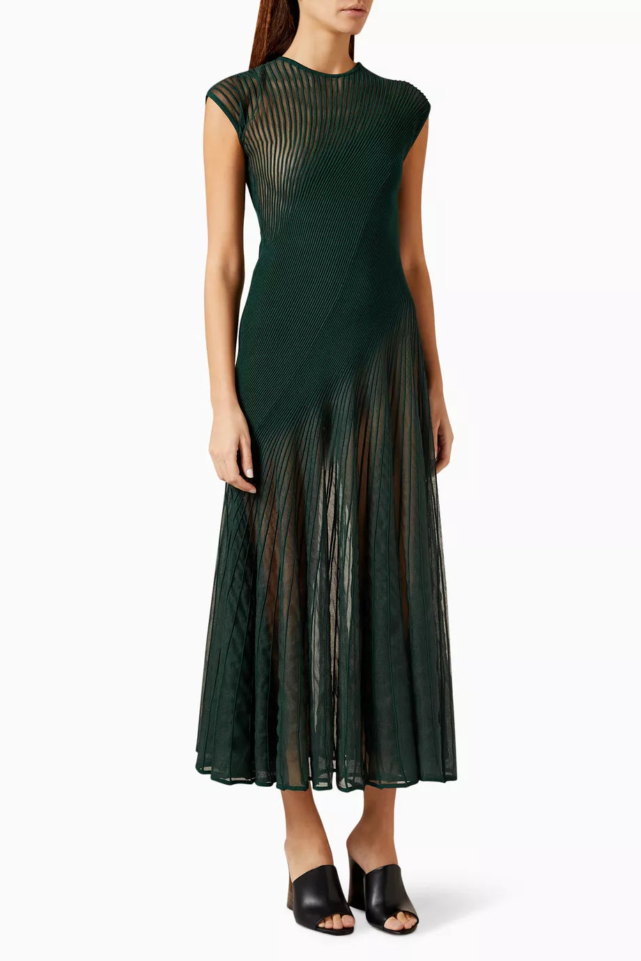 Twisted Dress in Viscose-knit