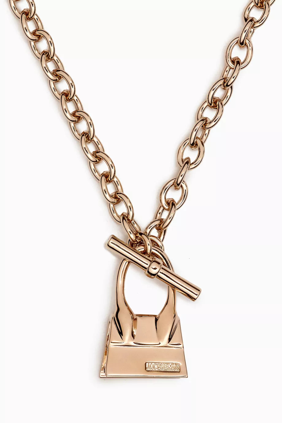 Le Collier Chiquito Barre Necklace in Brass