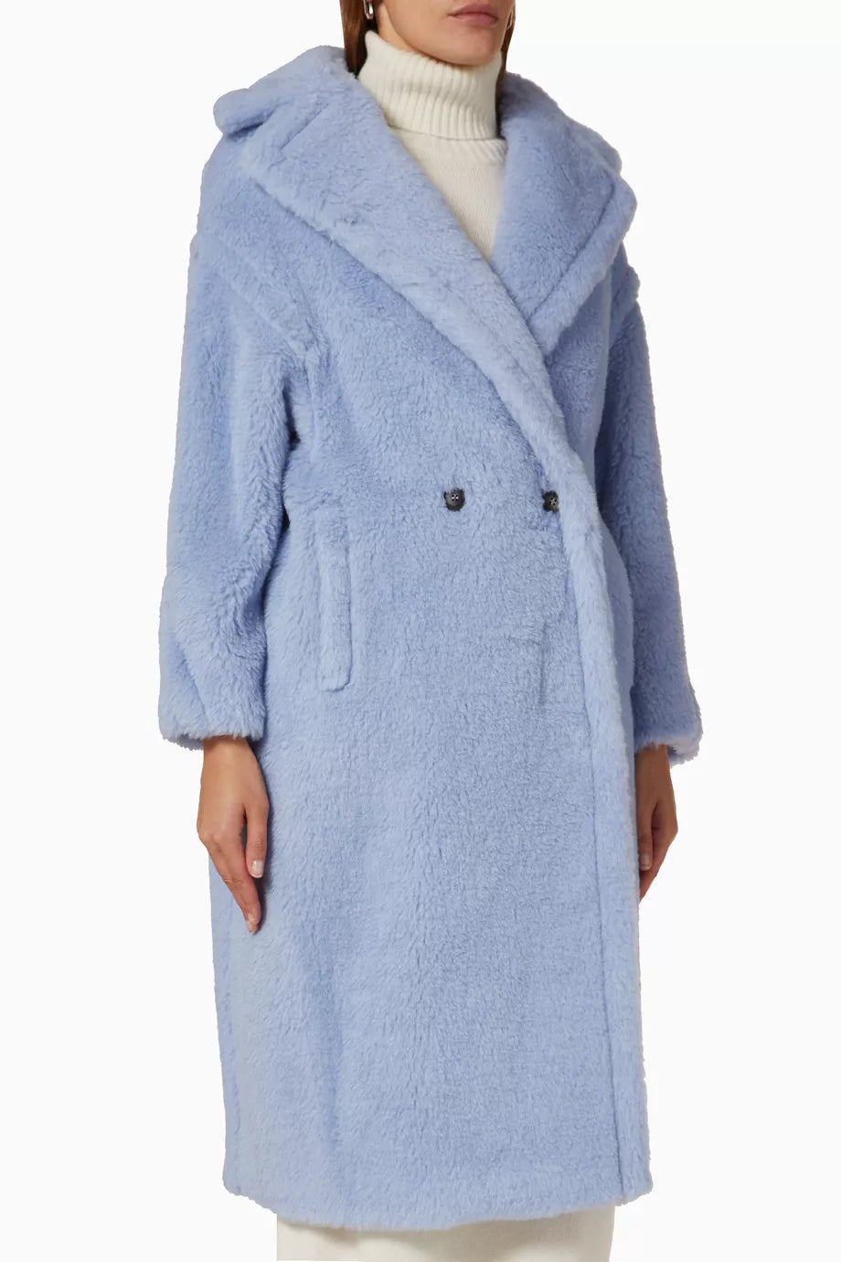 Teddy Bear Icon Coat in Faux Fur