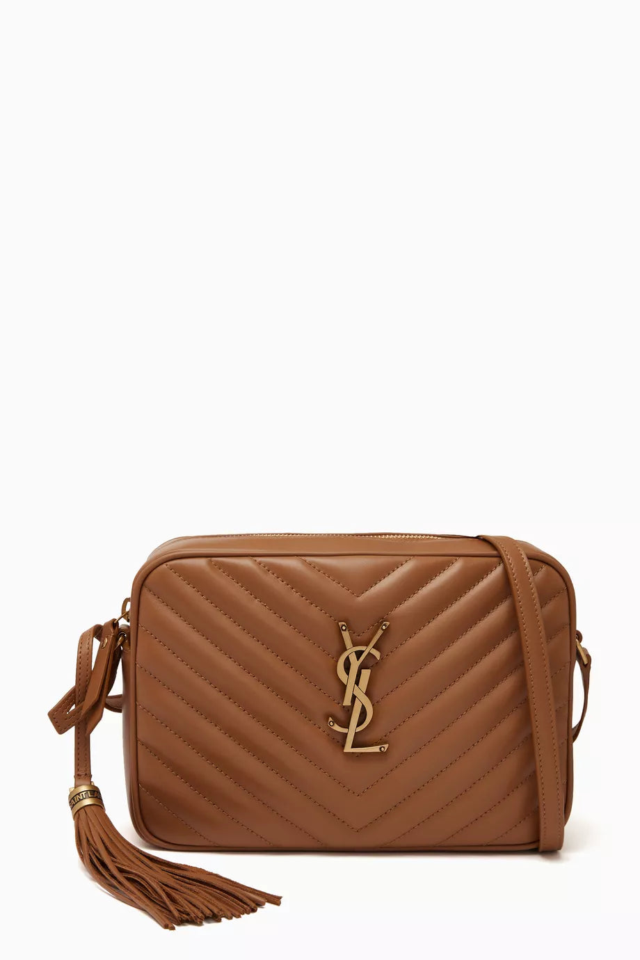 Lou Quilted Camera Bag in Leather