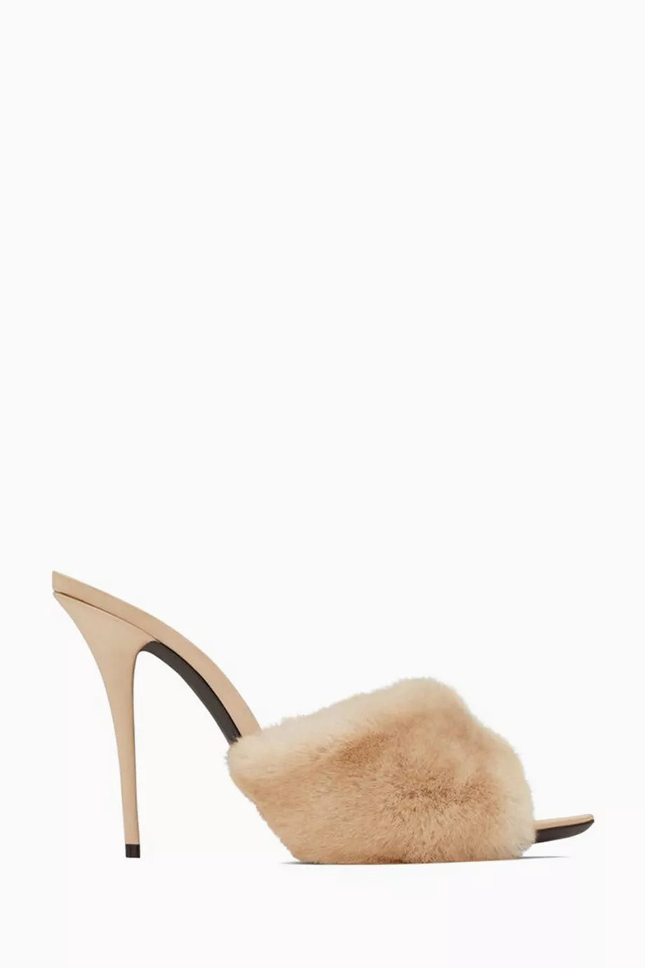 LA16 Gippy 105 Mules in Faux Fur