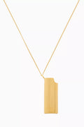 Lighter Holder Necklace in Brass