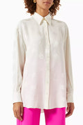 Logo-jacquard Shirt in Silk