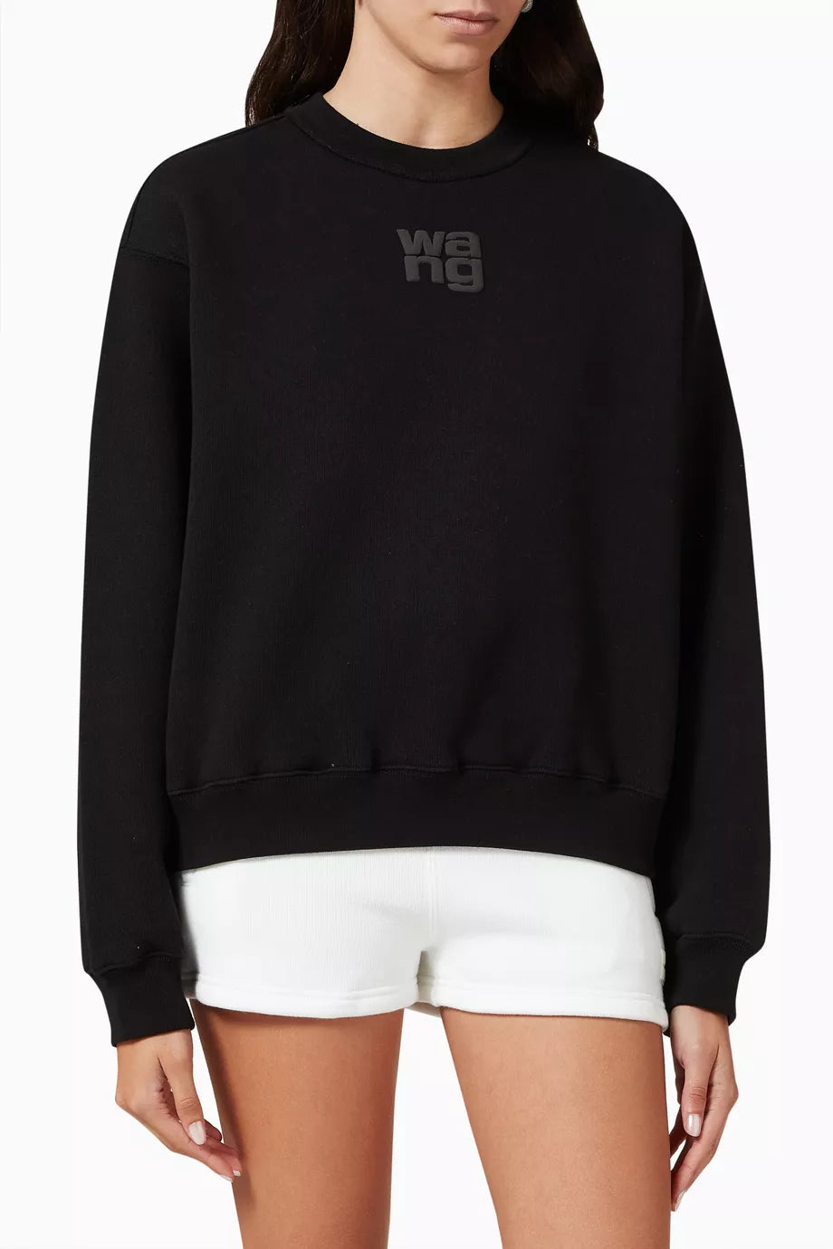 Logo Printed Sweatshirt in Terry Crew