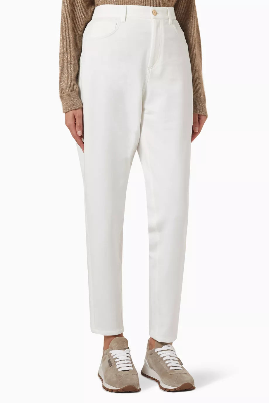High-rise Pants in Denim