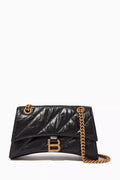 Crush Small Chain Bag in Quilted Leather