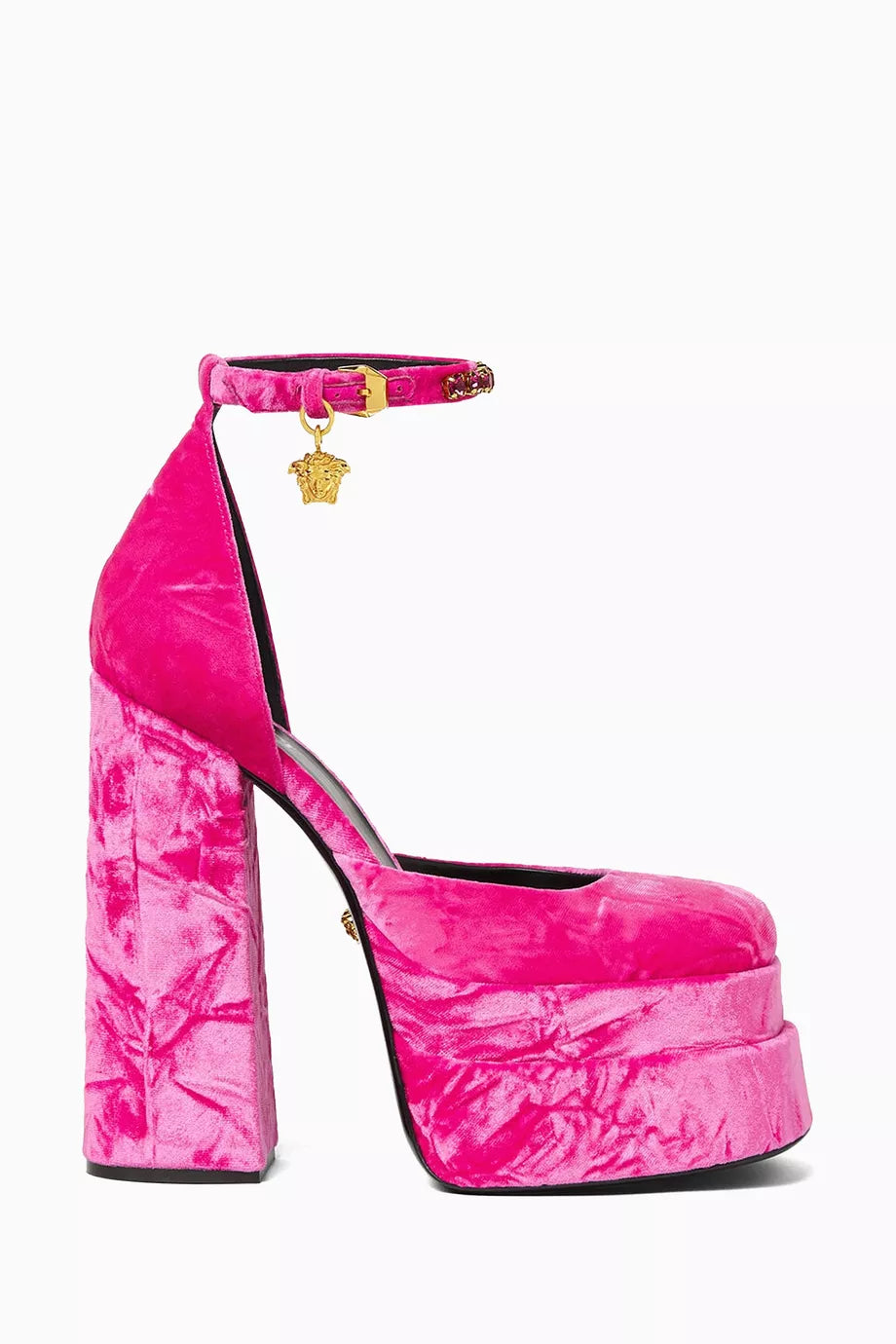 Medusa Aevitas 155 Platform Pumps in Velvet