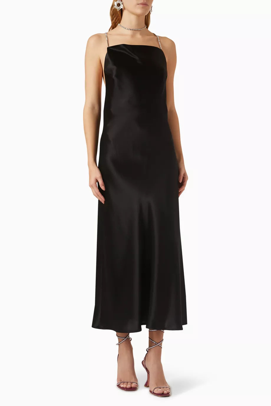 Buffy Crystal-embellished Midi Dress