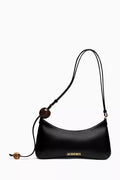Le Bisou Perle  Zip Shoulder Bag in  Leather