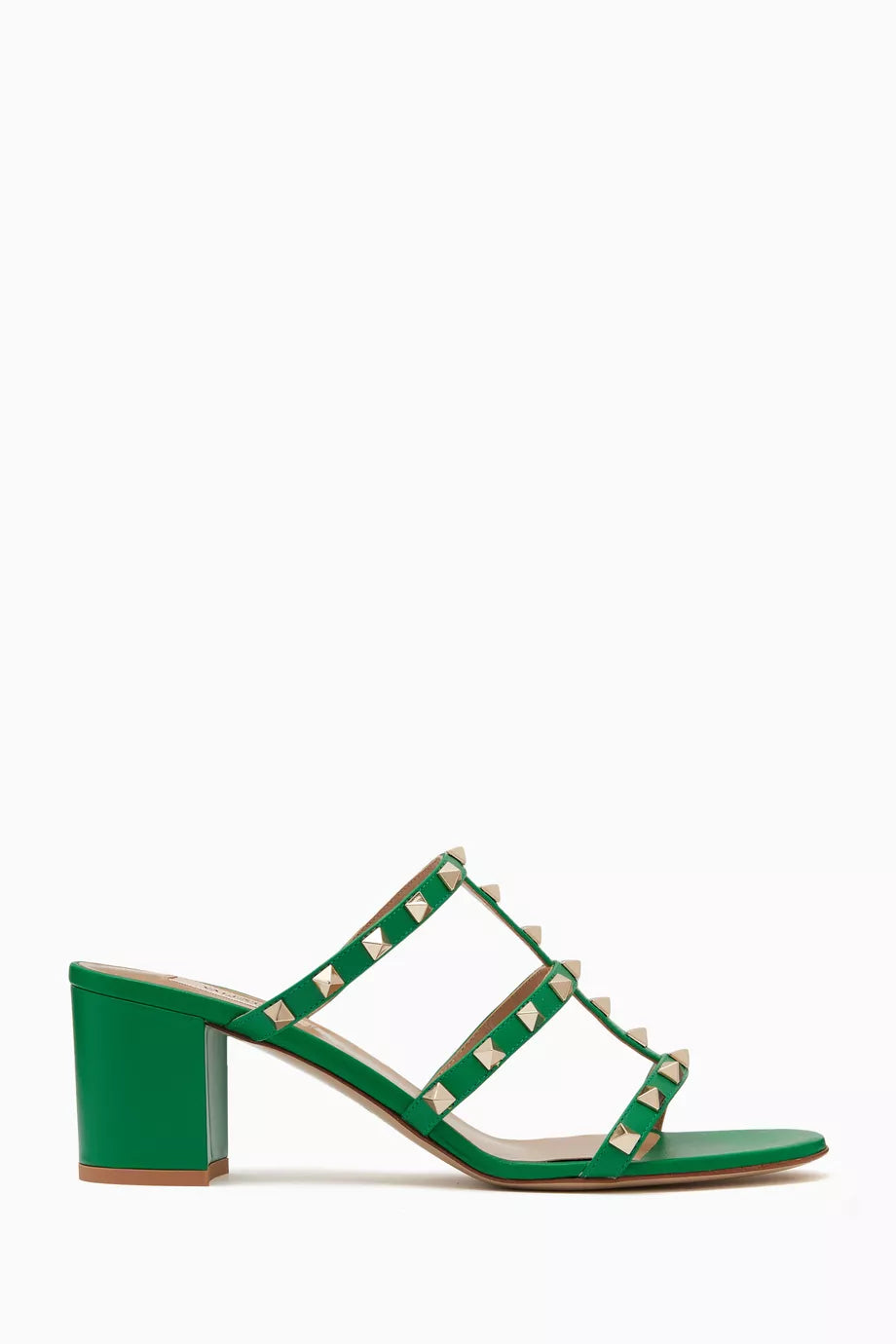 Valentino Garavani Rockstud 60 Slide Sandals in Leather