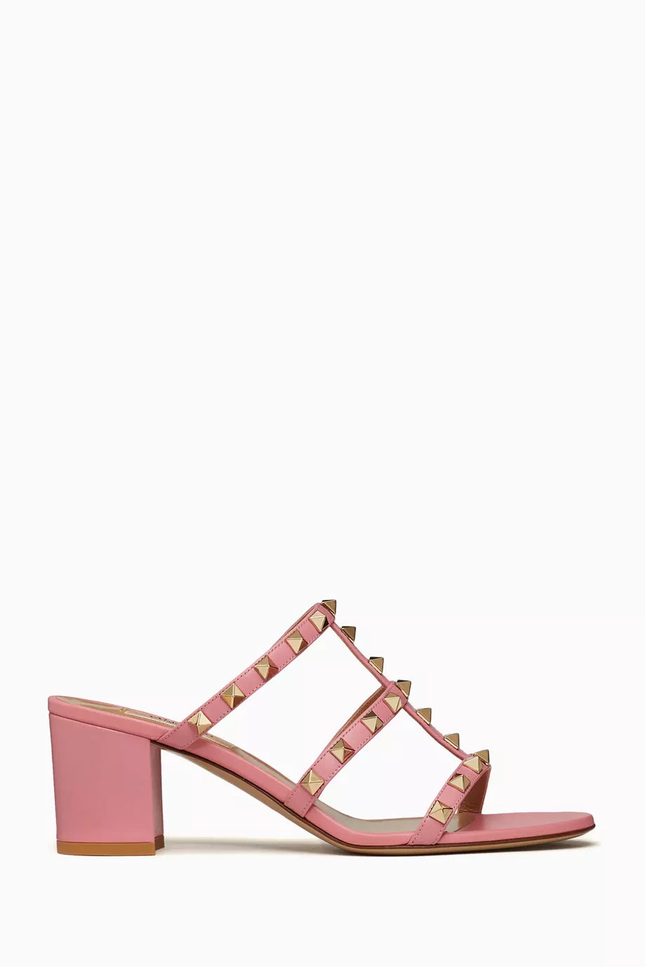 Valentino Garavani Rockstud 60 Slide Sandals in Leather
