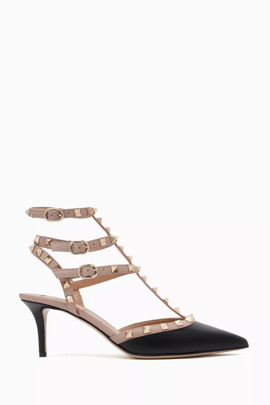 Valentino Garavani Rockstud 65 Caged Pumps in Patent Leather