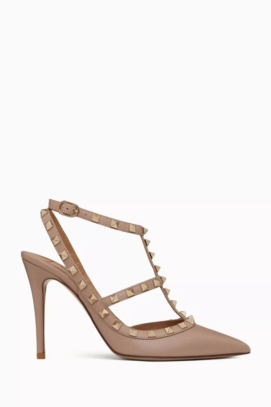 Valentino Garavani Rockstud 100 Caged Pumps in Nappa