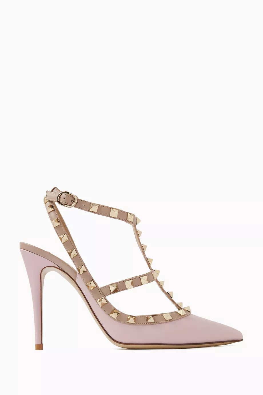 Valentino Garavani Rockstud 100 Caged Pumps in Nappa
