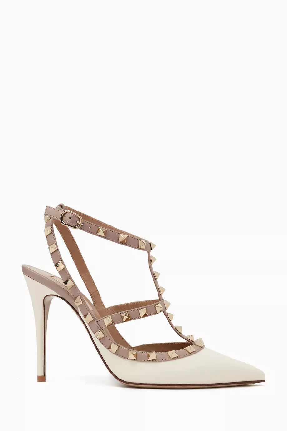 Valentino Garavani Rockstud 100 Caged Pumps in Nappa