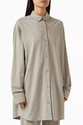 Long-sleeve Oxford Shirt in Cotton