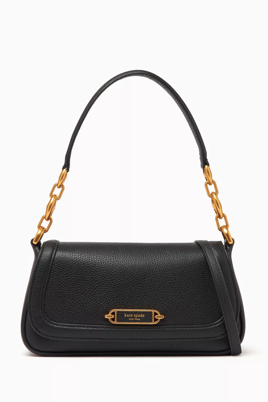 Gramercy Small Flap Shoulder Bag in Leather