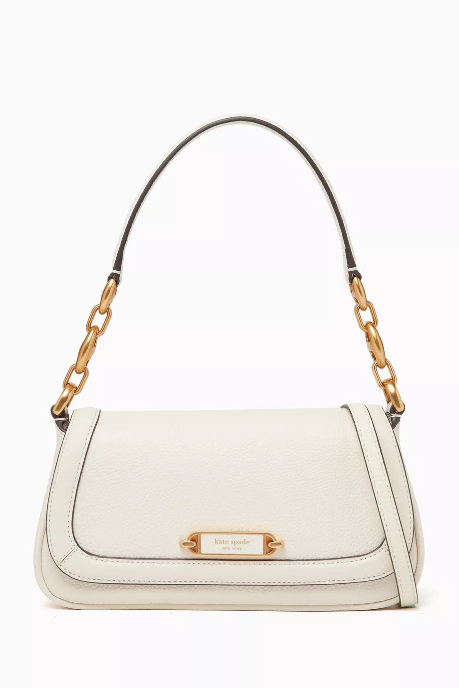 Gramercy Small Flap Shoulder Bag in Leather