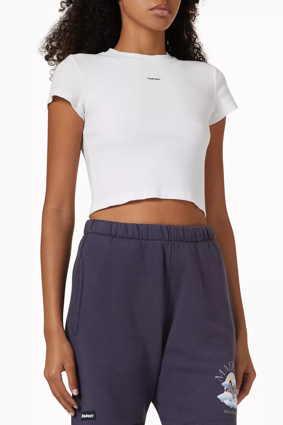 Classics Baby Crop T-shirt in Ribbed-cotton